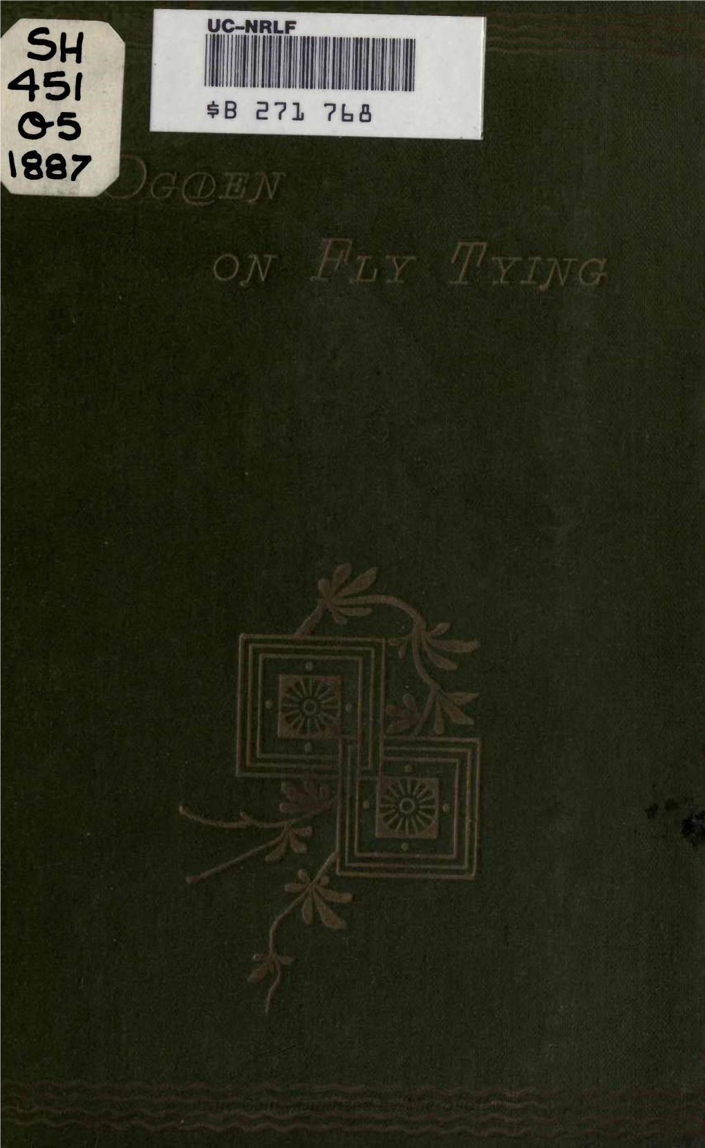 Ogden on Fly Tying 1887