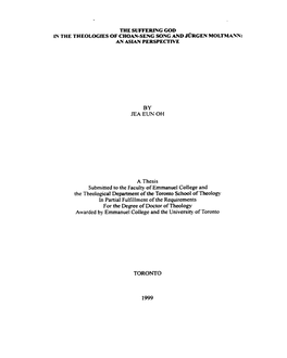 A Thesis Submitted to the Faculty of Ernmanuel College and The