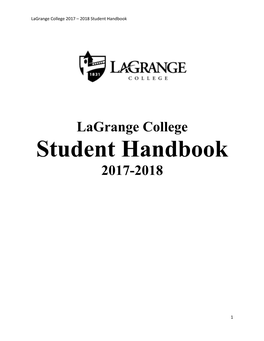 2017 – 2018 Student Handbook