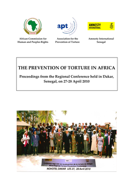 Dakar Conference Proceedings