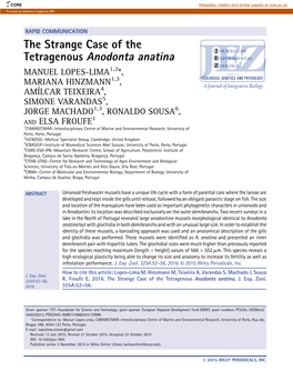 The Strange Case of the Tetragenous Anodonta Anatina