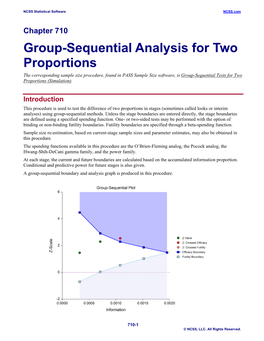 Group-Sequential Analysis for Two Proportions
