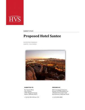 Proposed Hotel Santee
