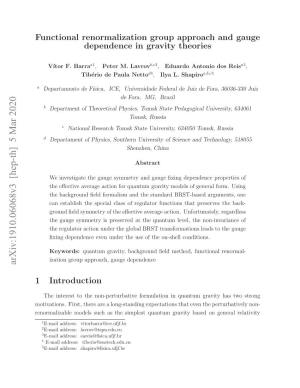 Functional Renormalization Group Approach and Gauge Dependence