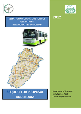 Procurement of Buses for the Punjab