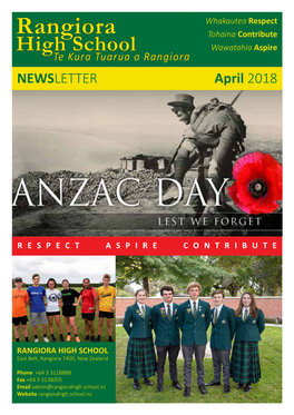 RHS-Newsletter-April-2018 30013 1.Pdf