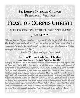 Feast of Corpus Christi