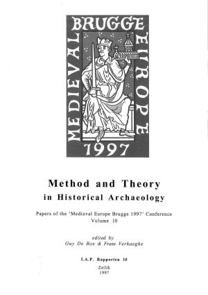 Method and Theory in Historical Archaeology