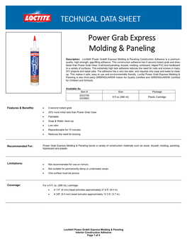 Power Grab Express Molding & Paneling