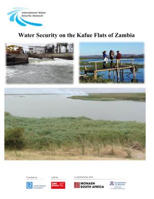 Water Security on the Kafue Flats of Zambia Water Research Node