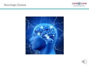 Neurologic Disease Session Guidelines