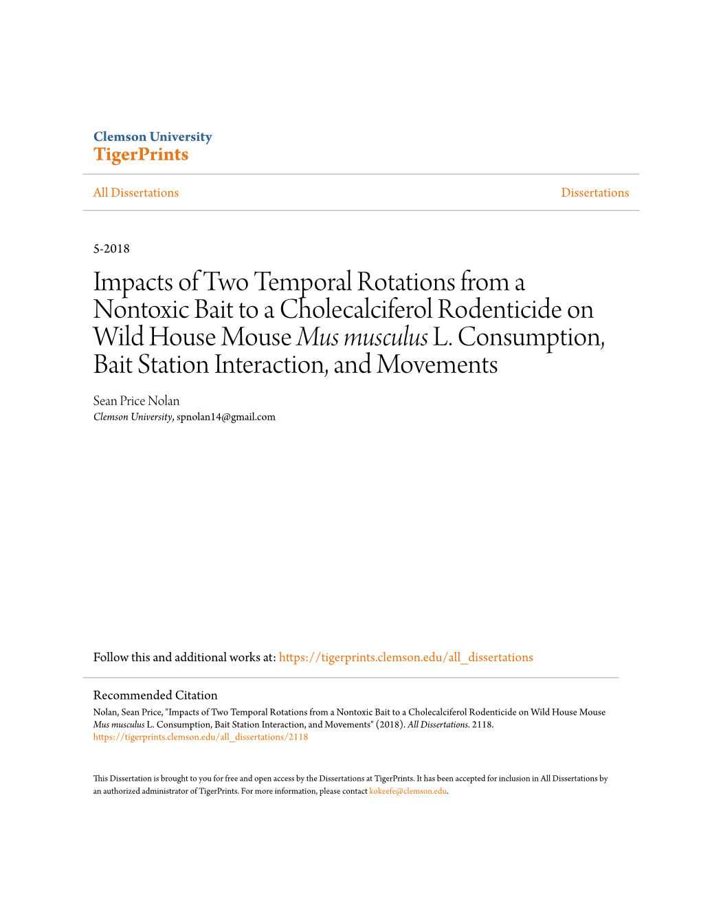 Impacts of Two Temporal Rotations from a Nontoxic Bait to a Cholecalciferol Rodenticide on Wild House Mouse Mus Musculus L