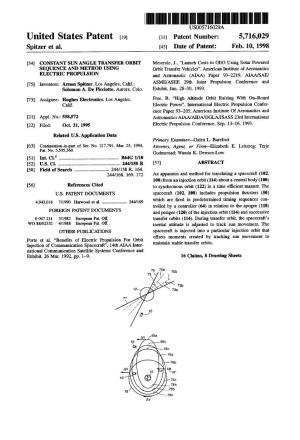 United States Patent (19) 11 Patent Number: 5,716,029 Spitzer Et Al
