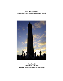 “The Dust of Some”: Glasnevin Cemetery and the Politics of Burial