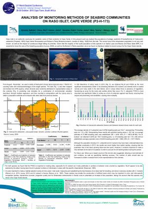 Analysis of Monitoring Methods of Seabird Communities on Raso Islet, Cape Verde (P2-H-173)