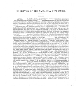 Description of the Nantahala Quadrangle