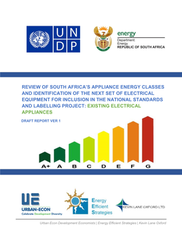 Review of South Africa's Appliance Energy Classes