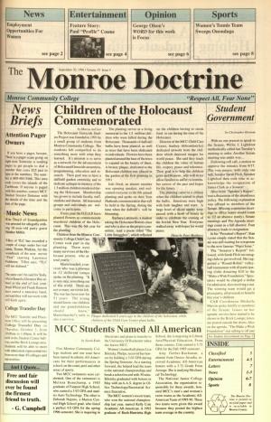 Monroe Doctrine 2 September 30, 1996