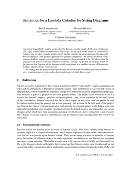 Semantics for a Lambda Calculus for String Diagrams
