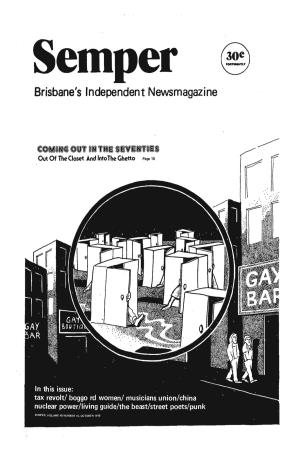 Brisbane's Independent Newsmagazine