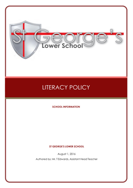 Literacy Policy