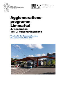 Agglomerations- Programm Limmattal 4