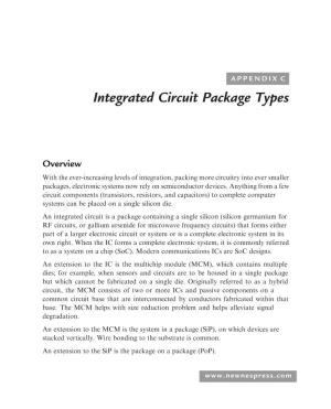 Integrated Circuit Package Types