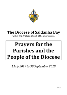 Prayers for the Parishes and the People of the Diocese