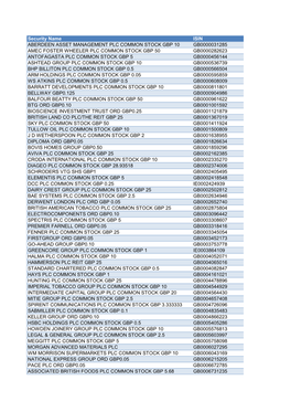 Direct Equity Investments 310315