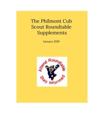 The Philmont Cub Scout Roundtable Supplements January 2019