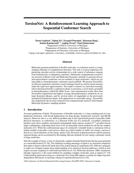 A Reinforcement Learning Approach to Sequential Conformer Search