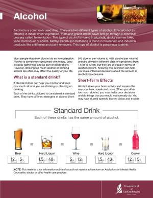 Alcohol Fact Sheet