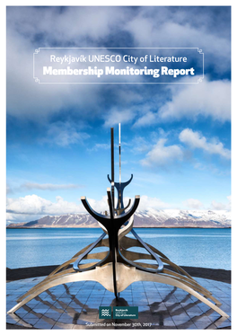 Reykjavík UNESCO City of Literature Membership Monitoring Report