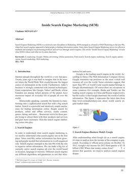 Inside Search Engine Marketing (SEM)