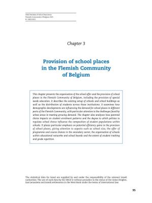 Provision of School Places in the Flemish Community of Belgium