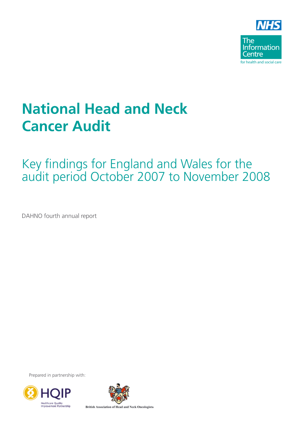 National Head and Neck Cancer Audit