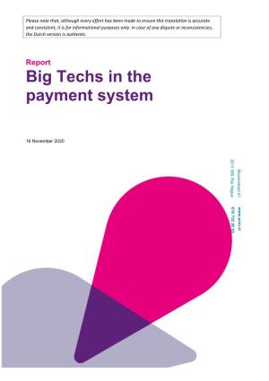 Big Techs in the Dutch Payment System
