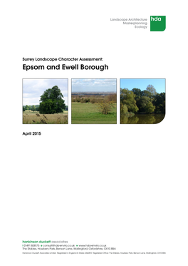 Surrey Landscape Character Assessment: Epsom and Ewell Borough