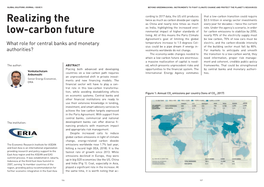 Realizing the Low-Carbon Future