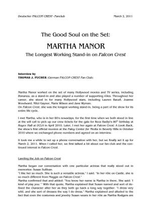 Martha Manor