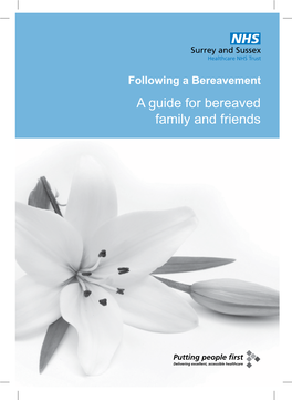 A Guide for Bereaved Family and Friends