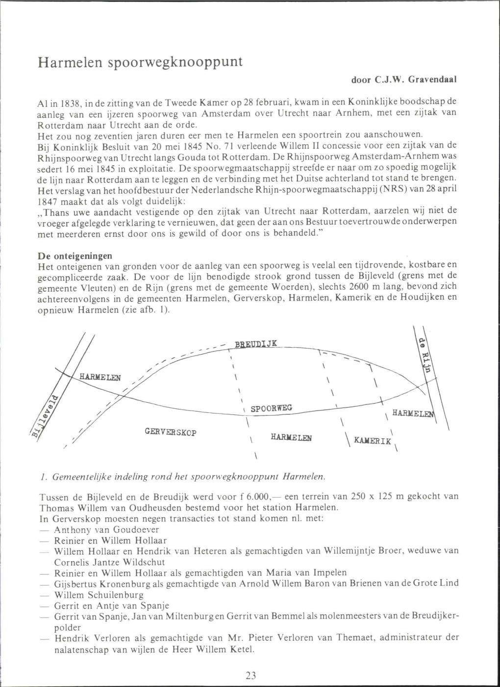 Harmelen Spoorwegknooppunt Door C.J.W