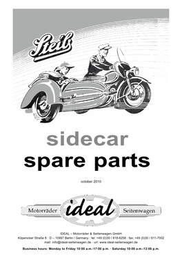 Sidecar Spare Parts