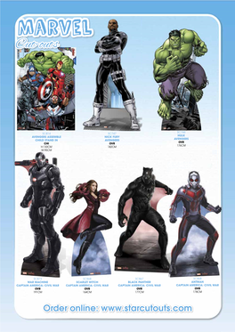 Marvel Cut-Outs