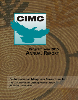 Program Year 2015 ANNUAL REPORT