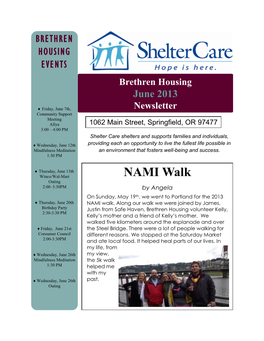NAMI Walk Outing 2:00–3:30PM by Angela