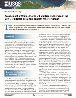 Assessment of Undiscovered Oil and Gas Resources of the Nile Delta Basin Province, Eastern Mediterranean T