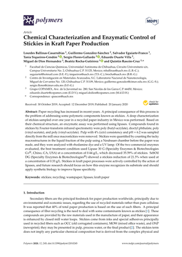 Chemical Characterization and Enzymatic Control of Stickies in Kraft Paper Production