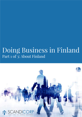 E-Book Doing Business in Finland Part 1Of 3 About Finland.Pdf