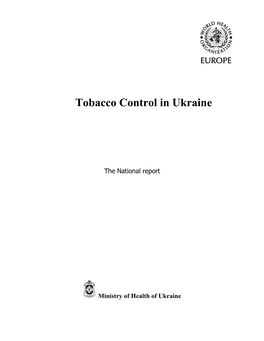 Tobacco Control in Ukraine